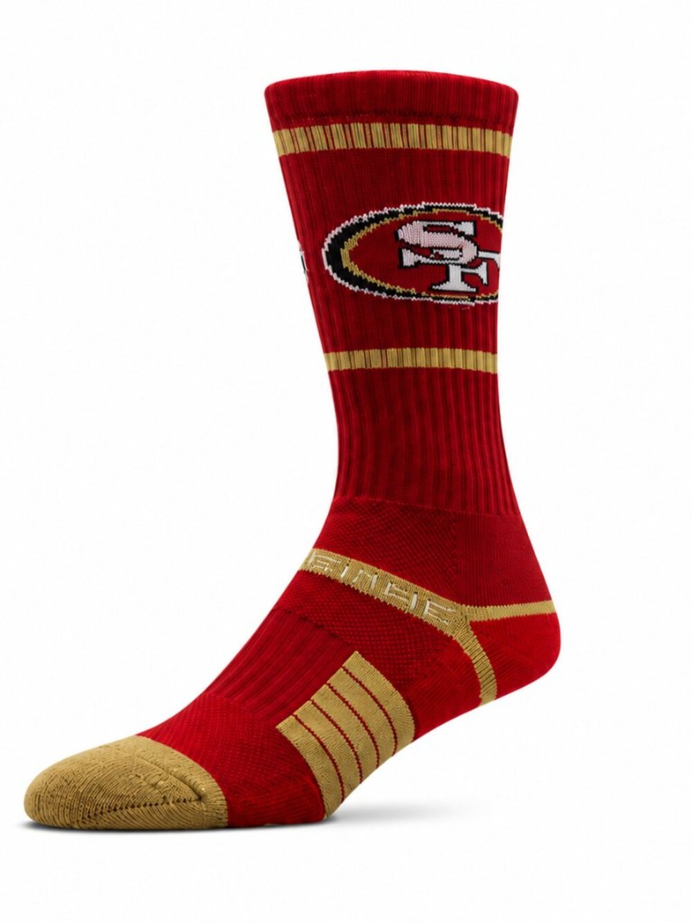 Unisex Strideline San Francisco 49ers Premium Knit Crew Socks - NWT M/L